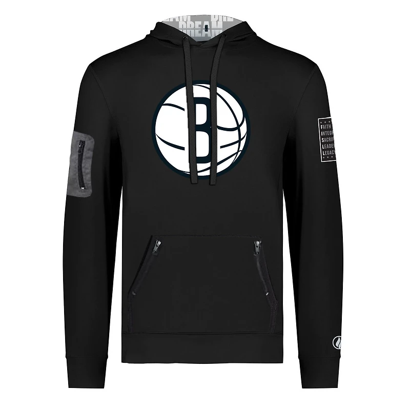 Unisex FISLL x Black History Collection Brooklyn Nets Pullover Hoodie