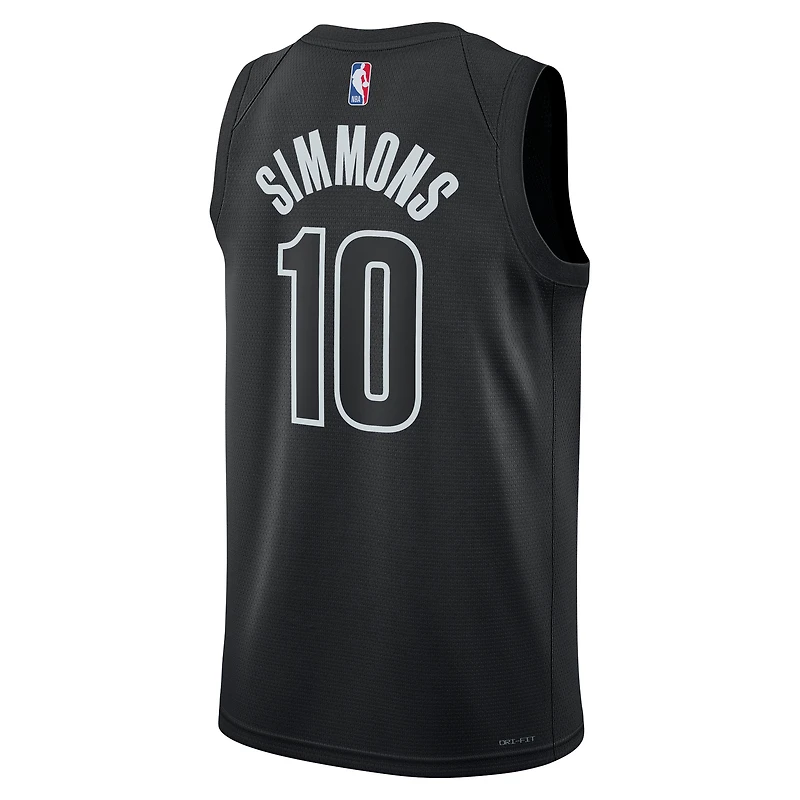 Unisex Jordan Brand Ben Simmons Black Brooklyn Nets Swingman Jersey - Statement Edition