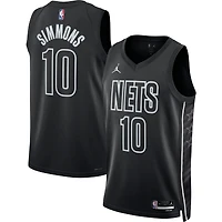 Unisex Jordan Brand Ben Simmons Black Brooklyn Nets Swingman Jersey - Statement Edition