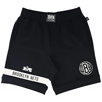 Unisex NBA x Two Hype  Black Brooklyn Nets Culture & Hoops Premium Classic Fleece Shorts