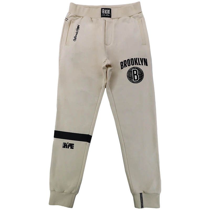 Unisex NBA x Two Hype Brooklyn Nets Culture & Hoops Heavyweight Jogger Pants