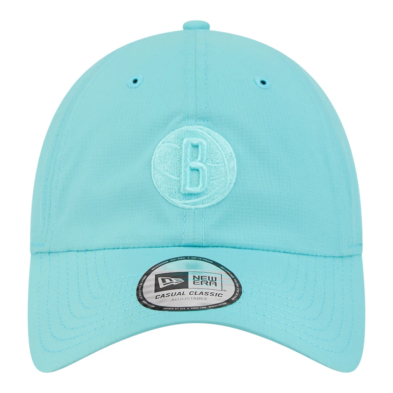 Casquette unisexe New Era turquoise Brooklyn Nets Color Pack Ripstop classique décontractée ajustable