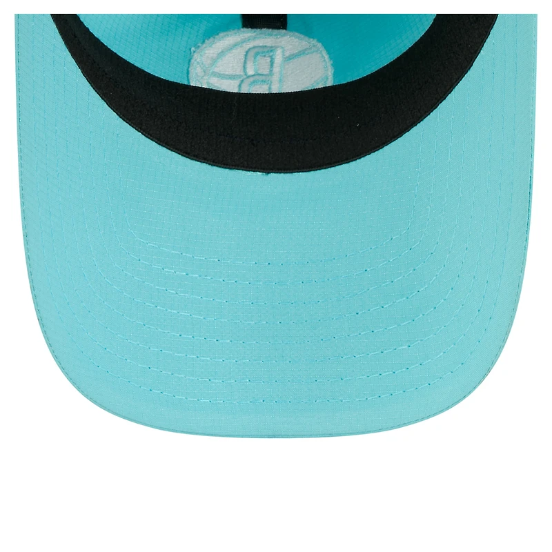 Casquette unisexe New Era turquoise Brooklyn Nets Color Pack Ripstop classique décontractée ajustable