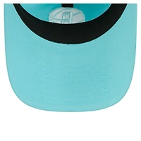 Casquette unisexe New Era turquoise Brooklyn Nets Color Pack Ripstop classique décontractée ajustable