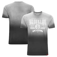 T-shirt unisexe Sportiqe Brooklyn Nets Bingham Sun-Fade noir