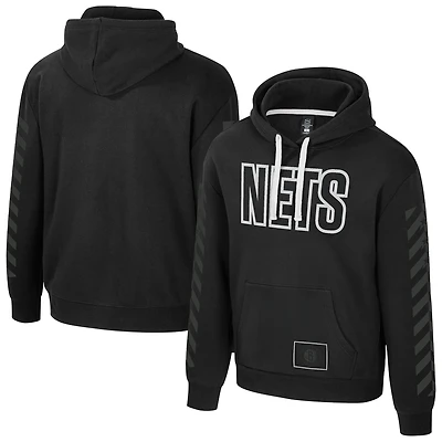 Sweat à capuche unisexe Stadium Essentials noir Brooklyn Nets City Star