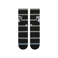 Chaussettes unisexes Stance Brooklyn Nets Prep Stripe Crew