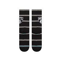 Chaussettes unisexes Stance Brooklyn Nets Prep Stripe Crew