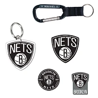 Lot de 5 porte-clés et aimants pour réfrigérateur WinCraft Brooklyn Nets