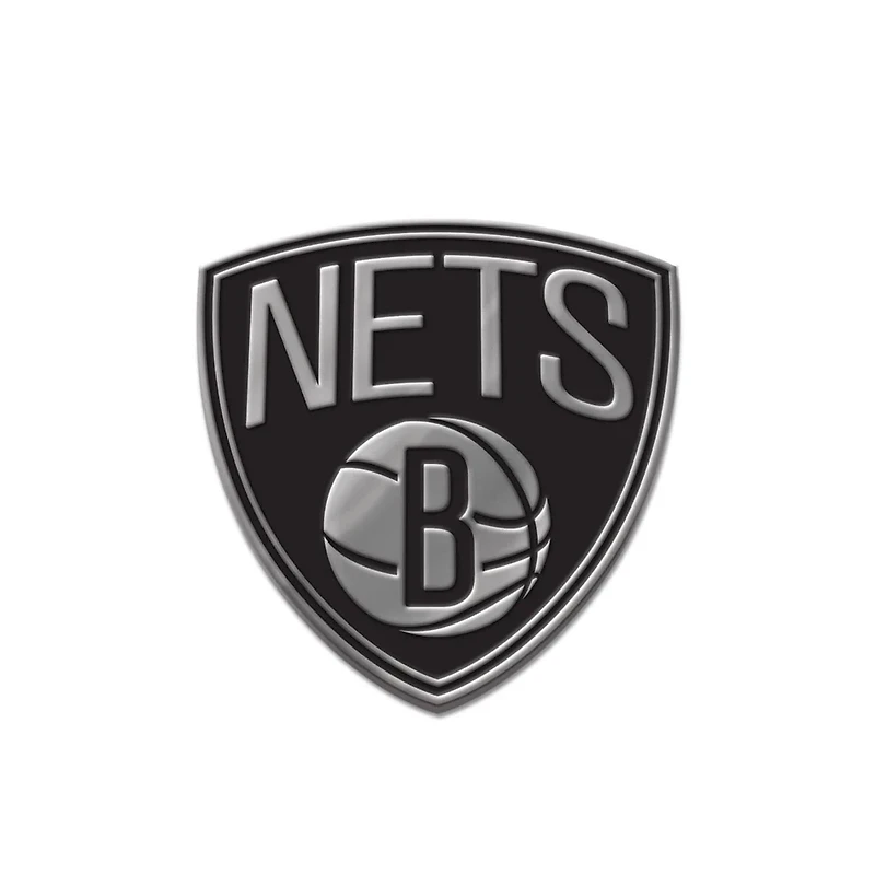 WinCraft Brooklyn Nets Chrome Auto Emblem