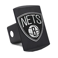 Housse d'attelage WinCraft Premium en métal chromé avec logo des Brooklyn Nets