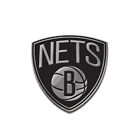 Emblème de voiture WinCraft Brooklyn Nets Team Chrome