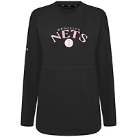 Sweat-shirt à col officier Beaudry pour la fête des mères Brooklyn Nets de Levelwear femme
