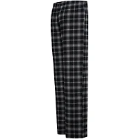 Ensemble de nuit pour femme College Concepts noir/gris Brooklyn Nets Arctic T-shirt et pantalon en flanelle