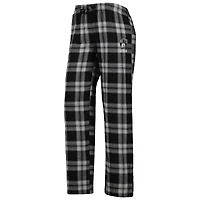 Ensemble de pyjama Concepts Sport noir/gris pour femme, haut et pantalon avec badge Brooklyn Nets
