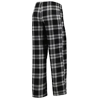 Ensemble de pyjama Concepts Sport noir/gris pour femme, haut et pantalon avec badge Brooklyn Nets