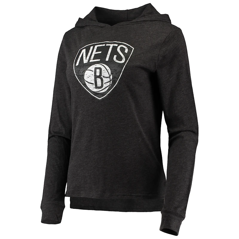 Ensemble de nuit à capuche et pantalon Brooklyn Nets Concepts Sport pour femme