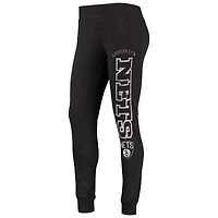 Ensemble de nuit à capuche et pantalon Brooklyn Nets Concepts Sport pour femme