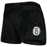 Women's Concepts Sport Black Brooklyn Nets Intermission Top & Shorts Sleep Set