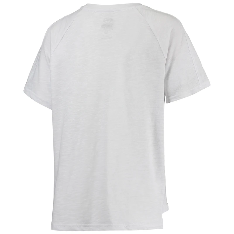 Women's Concepts Sport Charcoal/White Brooklyn Nets Resurgence Slub Burnout Raglan T-Shirt & Shorts Sleep Set