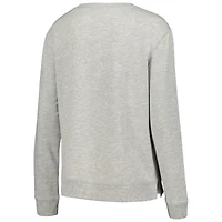 Ensemble de nuit Concepts Sport pour femmes, t-shirt et short à manches longues en cèdre gris Brooklyn Nets