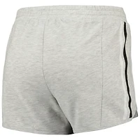 Ensemble de nuit Concepts Sport pour femmes, t-shirt et short à manches longues en cèdre gris Brooklyn Nets
