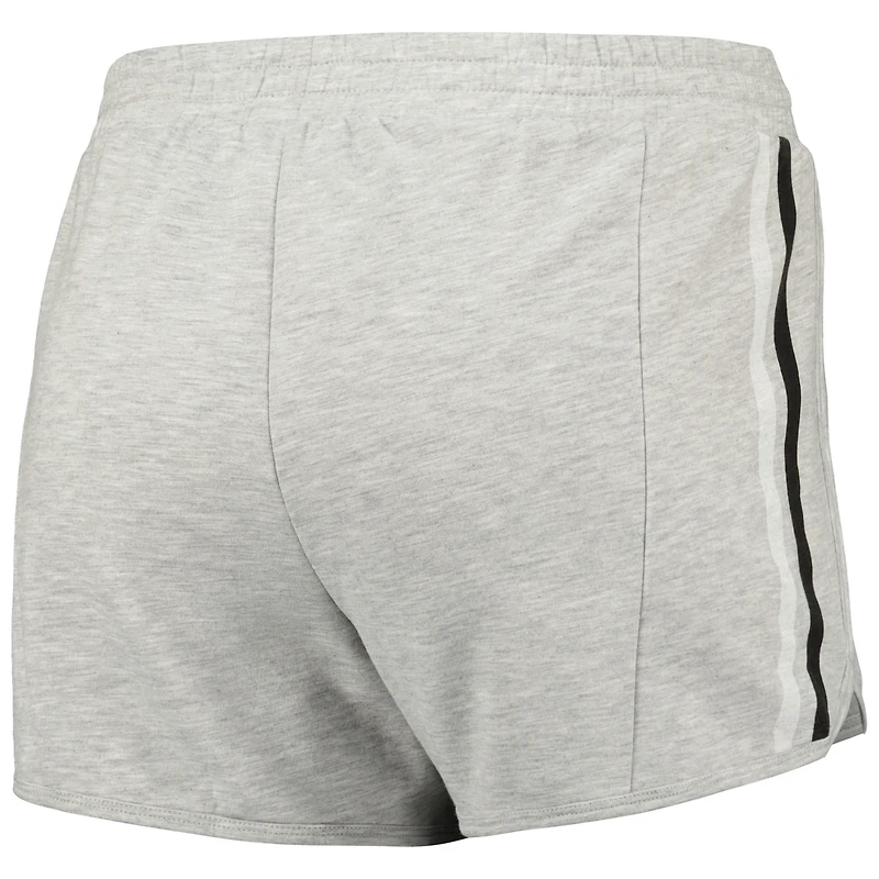 Ensemble de nuit pour femme Concepts Sport Grey Brooklyn Nets Cedar avec haut à manches longues et short