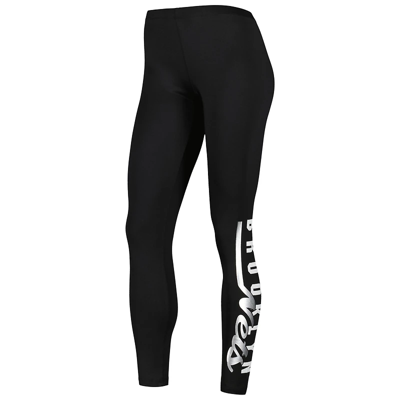 Legging pour femme G-III 4Her by Carl Banks Noir Brooklyn Nets Jump Shot