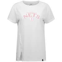 T-shirt blanc pour femme Levelwear Brooklyn Nets, Influx Arch, fête des mères
