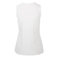 Women's Levelwear  White Brooklyn Nets Mother's Day Macy Core Logo Tank Top