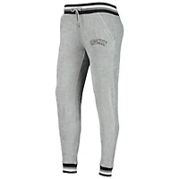 Ensemble pour femme Lusso Grey Brooklyn Nets Maisie-Maggie Velour Raglan Sweat à capuche et pantalon de jogging