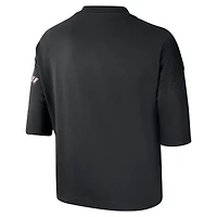 Women's Nike Black Brooklyn Nets 2024/25 City Edition Courtside Boxy T-Shirt