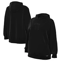 Sweat à capuche Nike Brooklyn Nets City Edition Remix Premium Fleece noir pour femme