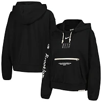 Sweat à capuche Nike noir Brooklyn Nets Courtside Standard Issue Performance pour femme