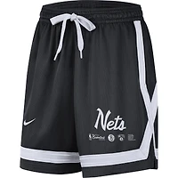 Women's Nike Black Brooklyn Nets Crossover Performance Shorts