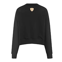 Sweat-shirt court Pro Standard noir Brooklyn Nets Glam pour femmes