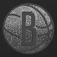 T-shirt court et boxy Pro Standard pour femme, noir, Brooklyn Nets Jewels
