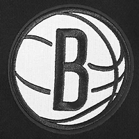 Sweat à capuche court Pro Standard pour femme Brooklyn Nets Jewels noir