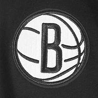 Sweat-shirt court Pro Standard pour femme, noir, Brooklyn Nets Paint The City