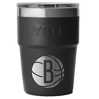 Gobelet empilable YETI Brooklyn Nets Rambler de 473 ml (16 oz) avec couvercle MagSlider