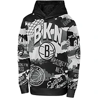 Youth Black Brooklyn Nets Over The Limit Pullover Hoodie