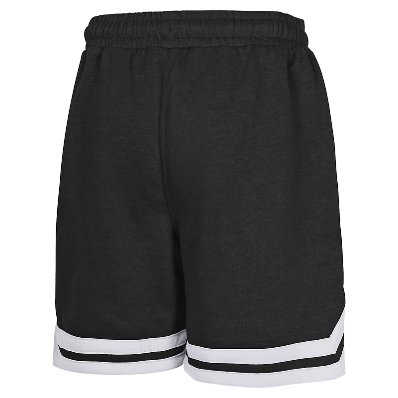 Youth Black Brooklyn Nets Teardrop Fleece Shorts
