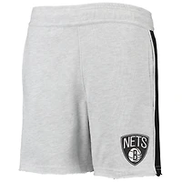 Junior chiné gris Brooklyn Nets Shorts Wingback