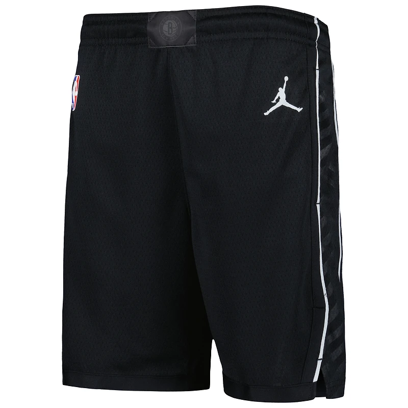 Youth Jordan Brand Black Brooklyn Nets Statement Edition Swingman Performance Shorts