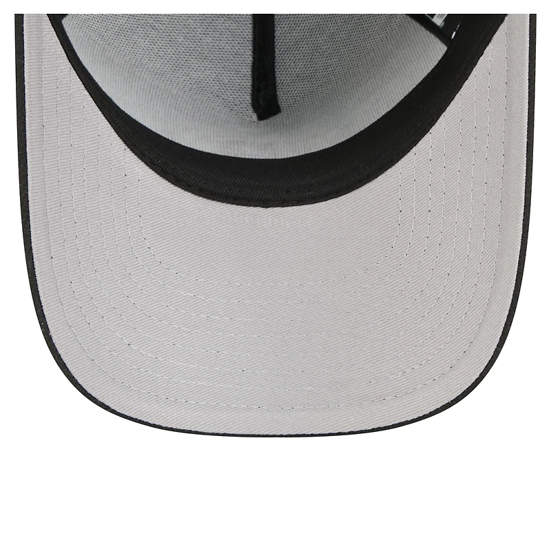 Casquette ajustable New Era Brooklyn Nets 9FORTY A-Frame noire pour jeunes