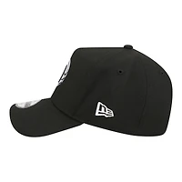 Casquette ajustable New Era Brooklyn Nets 9FORTY A-Frame noire pour jeunes