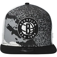 Casquette Snapback 9FIFTY Brooklyn Nets Court Sport New Era noire pour jeune