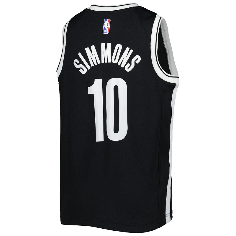 Maillot Nike Ben Simmons Swingman pour jeune Brooklyn Nets noir - Édition Icon