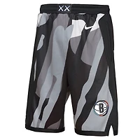 Youth Nike  Black Brooklyn Nets 2024/25 City Edition Swingman Performance Shorts