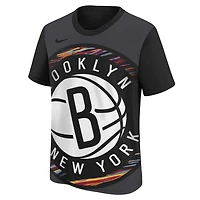 Youth Nike Black Brooklyn Nets 2025/26 City Edition Max90 T-Shirt